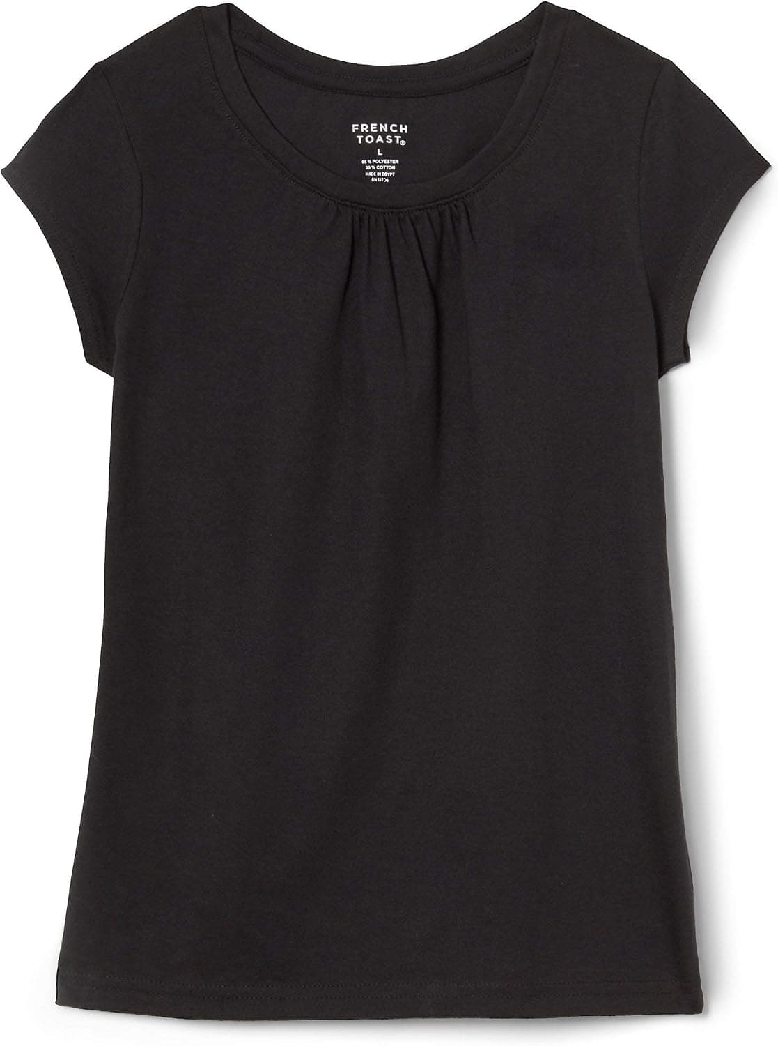 French Toast Girls' Short Sleeve Crewneck Tee T-Shirt