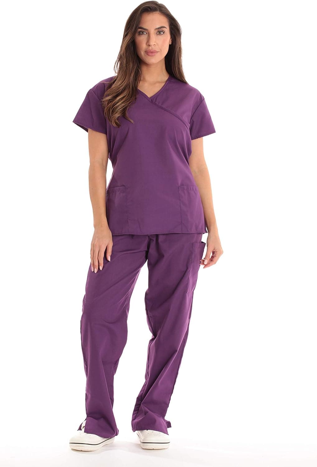 Just Love Women's Scrub Sets Medical Scrubs (Mock Wrap)