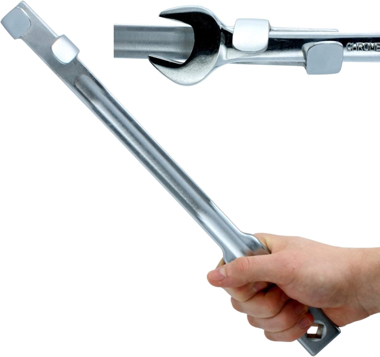 WREX North Cart Wrench Extender - Extension Tool Cheater Bar - Hand Tools for Mechanics - Universal Adaptor Drive - Handle Tr Nut Holder Clip - Monster International Clamp - Breaker Pipe Leverage