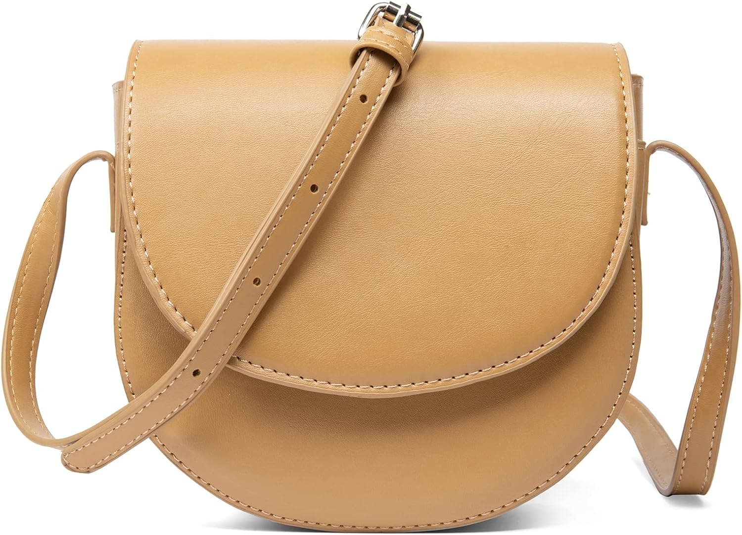 Retro Simplicity Saddle Bag Single Shoulder Bag Messenger Bag Inclined Shoulder Bag
