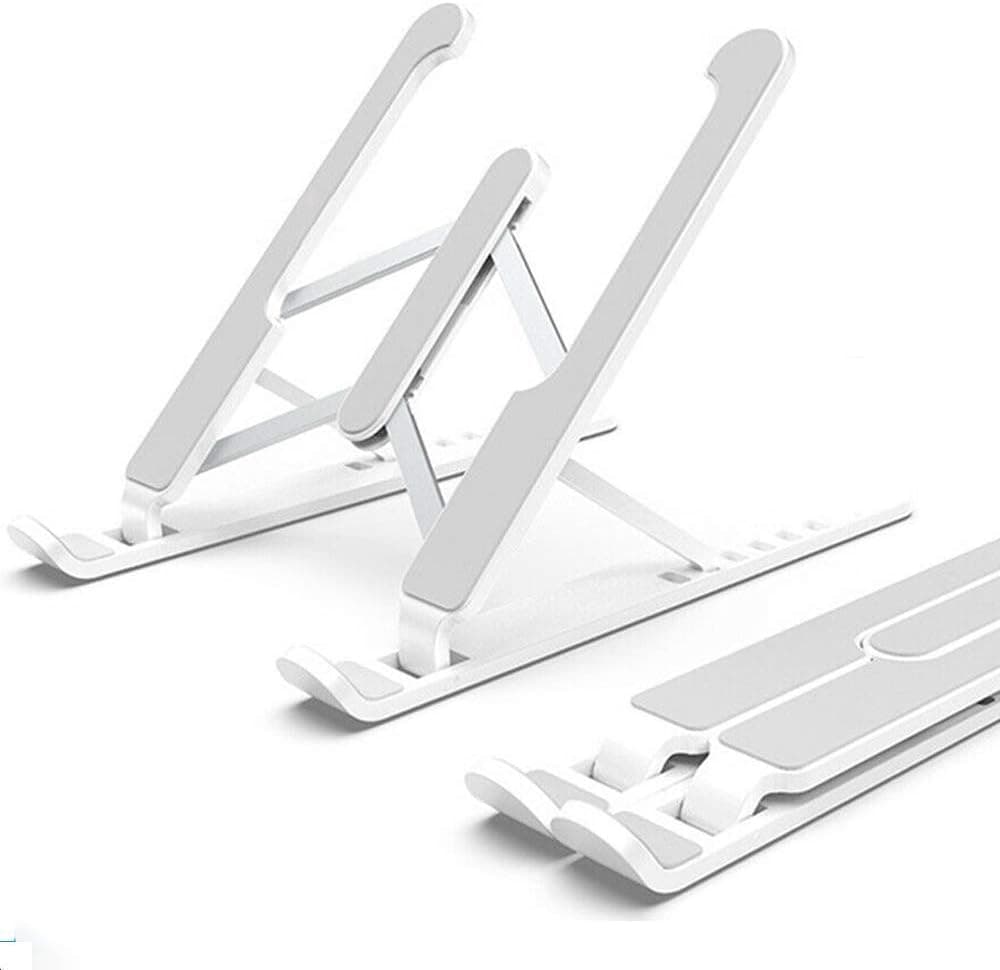 Laptop Stand [Ergonomic 7 Level Adjustable Laptop Holder Riser] [Non-Slip Pad] Compatible with MacBook Pro/Air, Microsoft Surface, Dell, Chromebook (All Laptops 10-17.3")