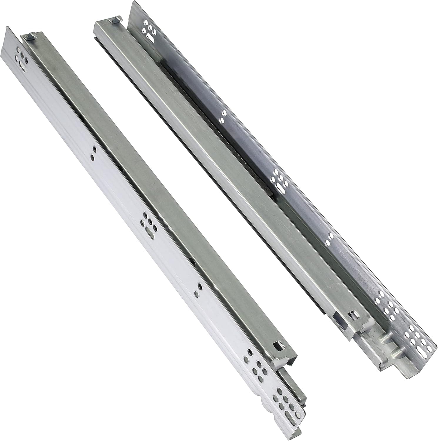 Pair of DTC 21" (533.5mm) Undermount Drawer Slides for 5/8”(16mm) Thick Drawer Boxes, Silent Undermount Drawer Glides, Full Extension, Soft-Close