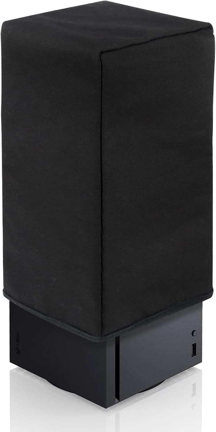 U/D Xbox Series X Console Dust Cover Case for Xbox Series X Dust Protector Custom Designed Water Proof for Xbox Series X Console Thick Fabric Precision Cut Easy Access Cable Port