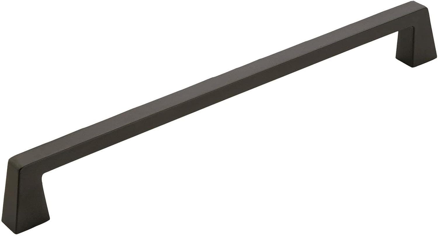 Amerock | Appliance Pull | Black Bronze | 12 inch (305 mm) Center to Center | Blackrock | 1 Pack | Drawer Pull | Drawer Handle | Cabinet Hardware