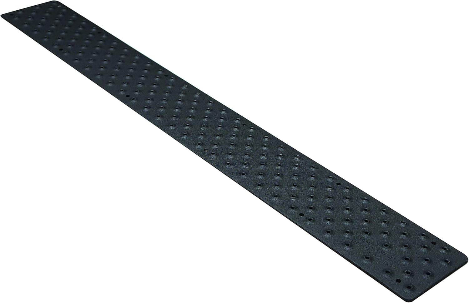 Handi-Treads Non Slip Aluminum Stair Tread, Powder Coated Black, 3.75" x 48" with Color Matching Wood Screws, Each