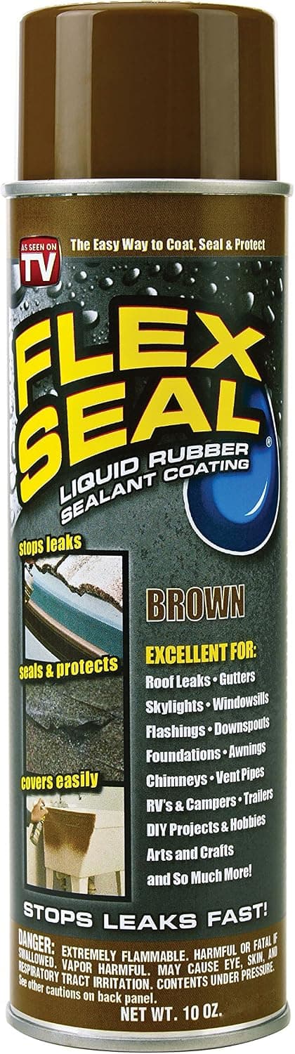 Flex Seal Spray Rubber Sealant Coating, 10-oz, Brown