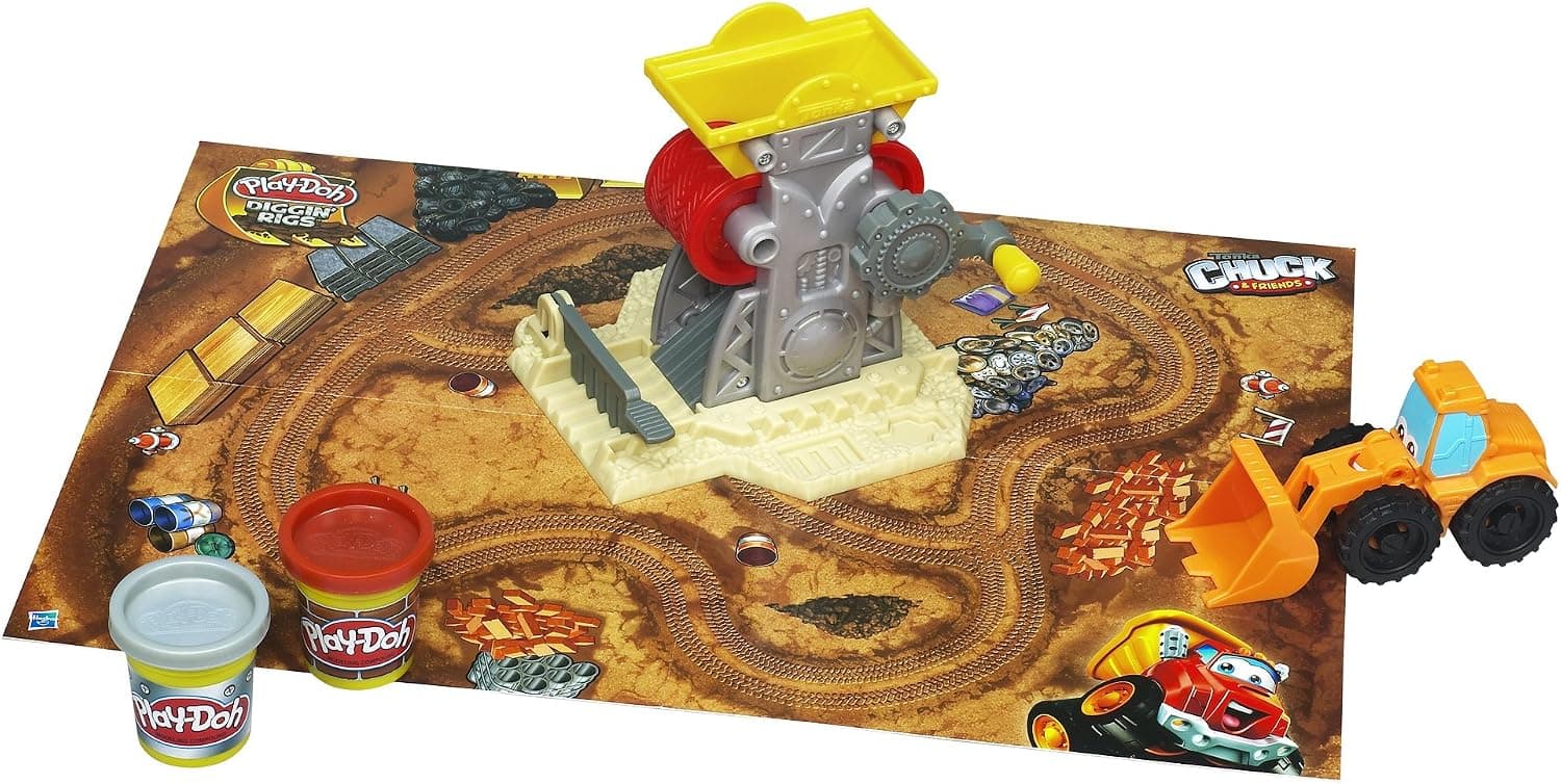 Play-Doh Diggin' Rigs Tonka Chuck 'N Friends Brick Mill Set