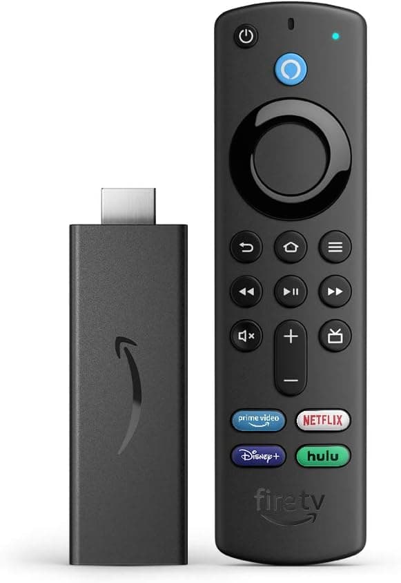 Fire TV Stick with Alexa Voice Remote Bundle. Includes Fire TV Stick with Alexa Voice Remote (includes TV controls), HD streaming device & Made For Amazon USB Power Cable