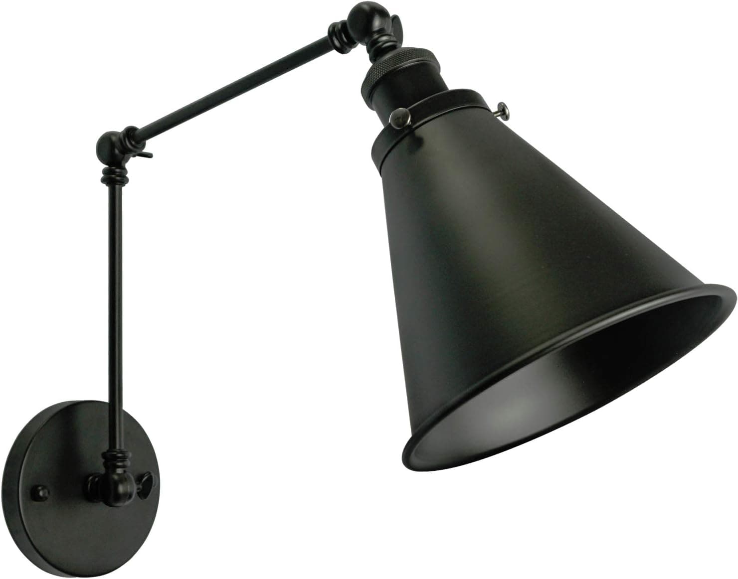 DZSUMY Industrial Wall Sconce Arm Angle Adjustable Vintage Wall Mount Light Sconces for Bedroom,Living Room,Study Room or Office