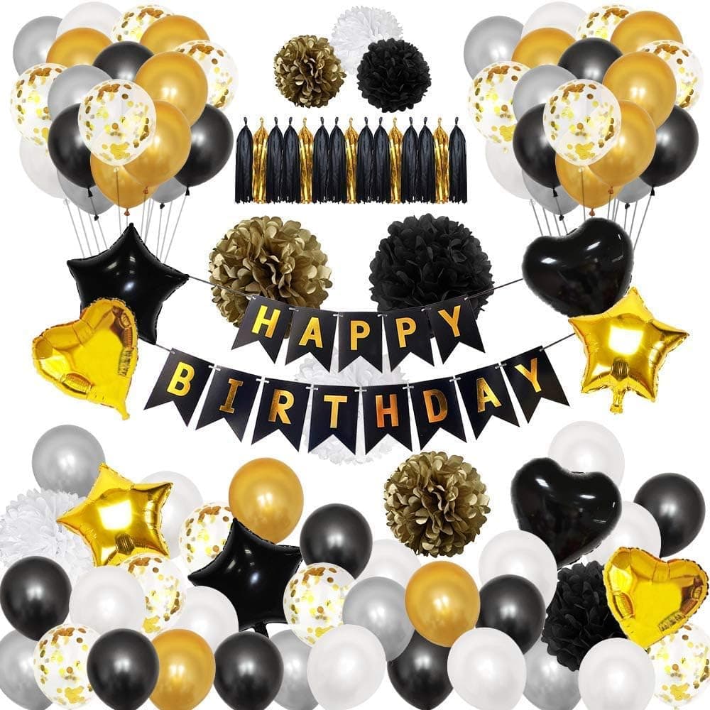 Happy 18th Birthday Banner Cursive, 18 Forever Birthday Anniversary Party Decorations, Silver