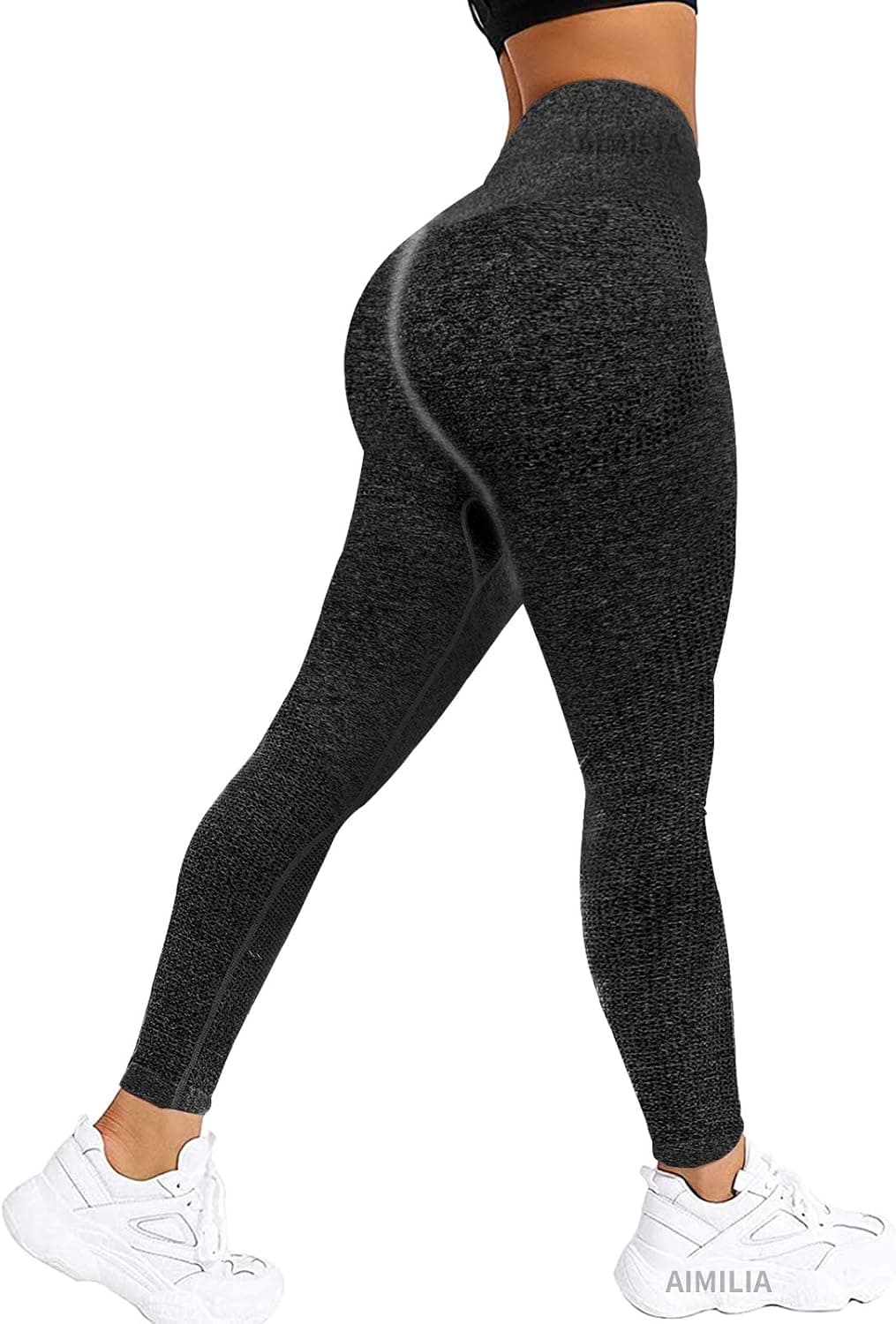 Womens Seamless Workout Leggings High Waist Yoga Gym Pants Butt Lift Tummy Control Tights Athletic Leggings