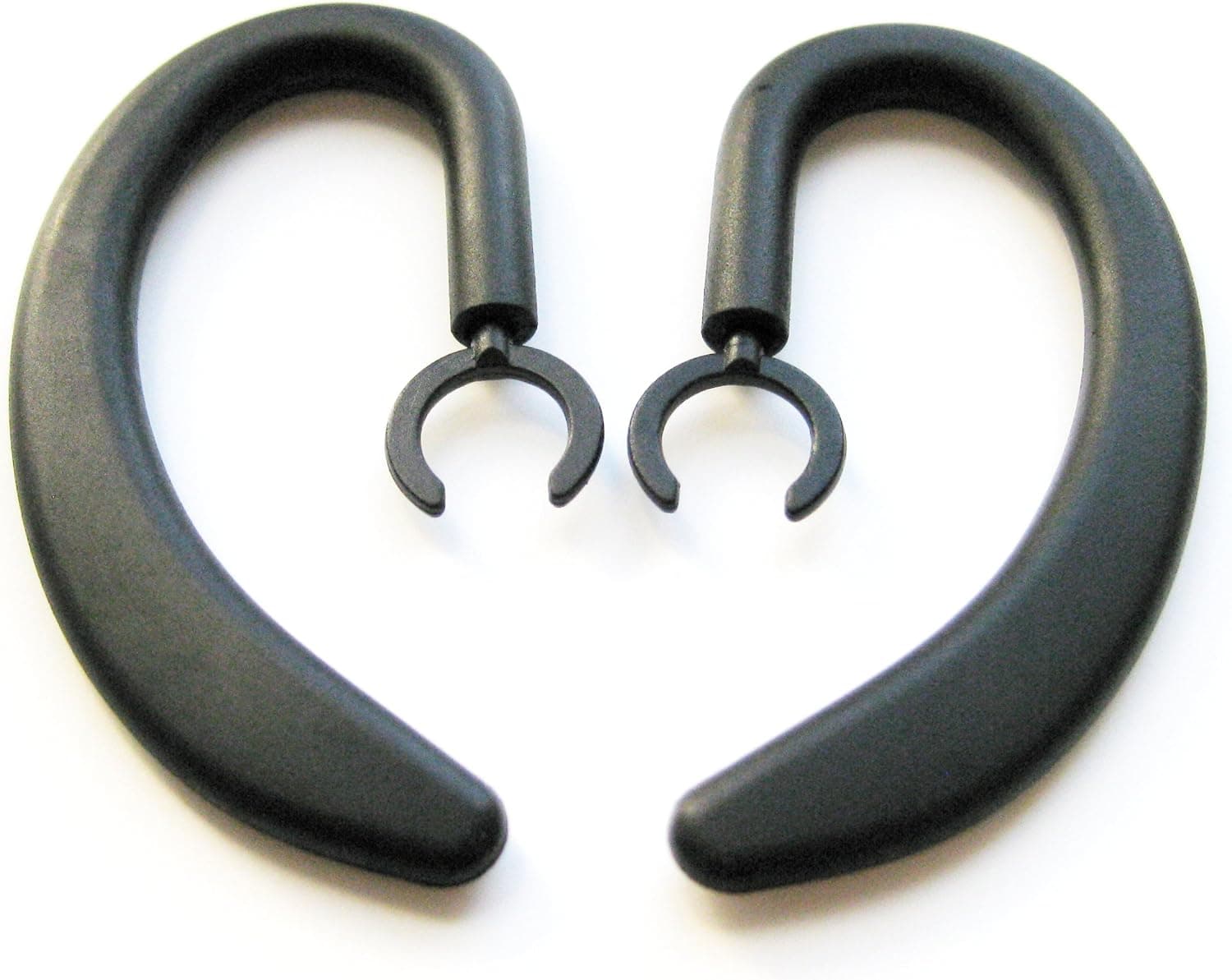 2 Unbreakable Large Black Earhooks Compatible with Jabra BT2090 BT2080 BT2070 BT2050 BT2040 BT2010 BT8040 BT4010 BT3010 BT4051 Wireless Headset Ear Hook Clip Earhook Loops Clips