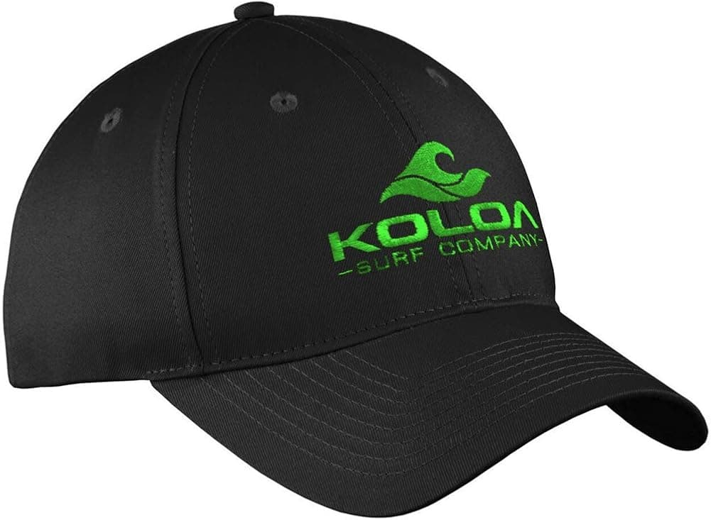 Koloa Surf 3" Wave Logo Old School Curved Bill Solid Snapback Hats