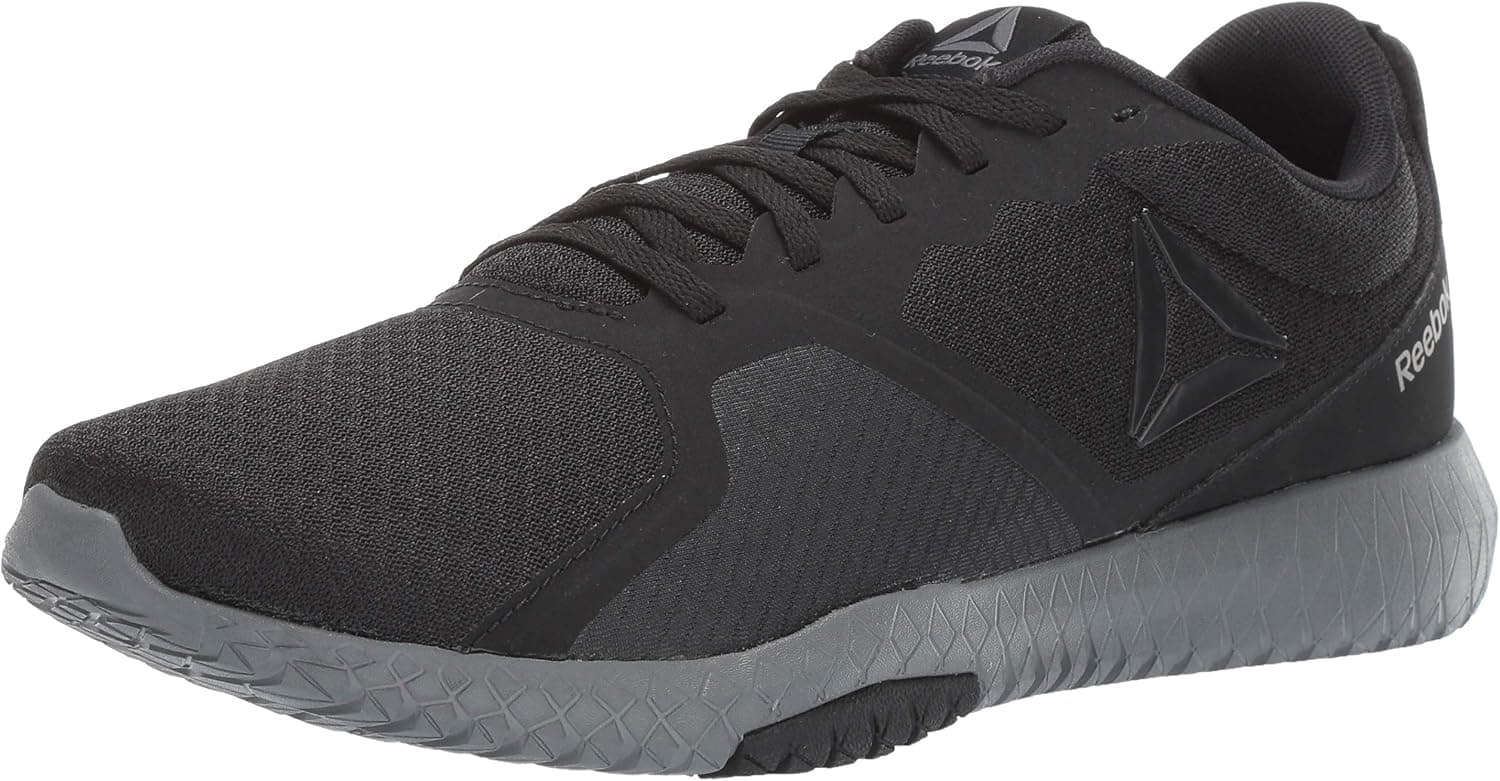 Reebok Men's Flexagon Force Cross Trainer, Black/Alloy/Crushed Cobalt/Pewter/White,