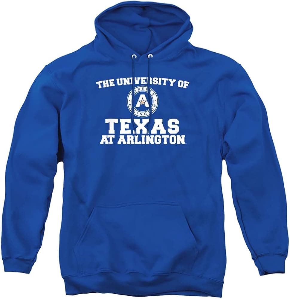 University of Texas at Arlington Official Circle Logo Unisex Adult Pull-Over Hoodie