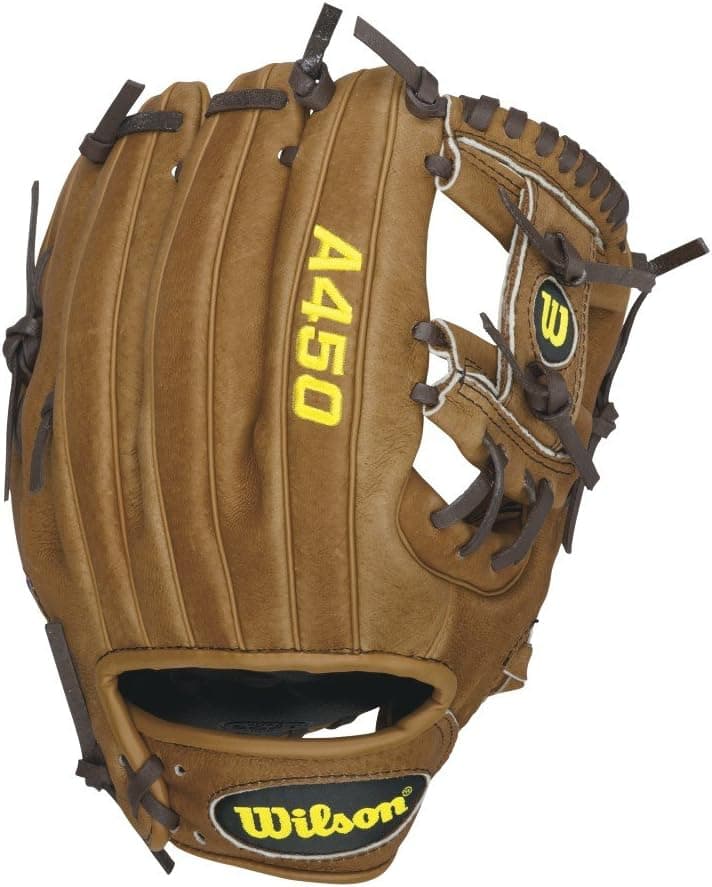 Wilson Advisory Staff Dustin Pedroia A450 10.75" Baseball Glove - Youth Brown/Brown