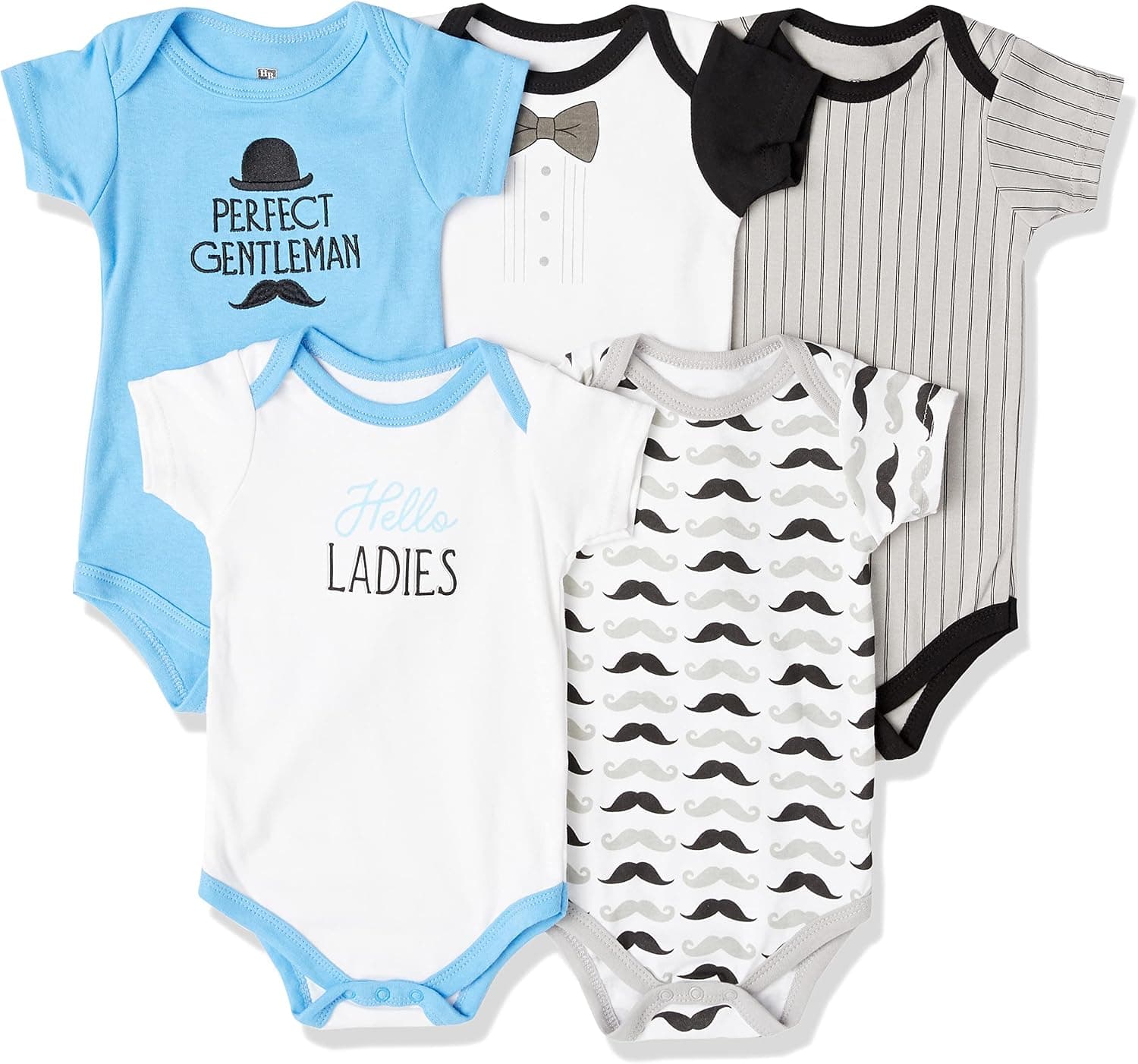 Hudson Baby Unisex Baby Cotton Bodysuits