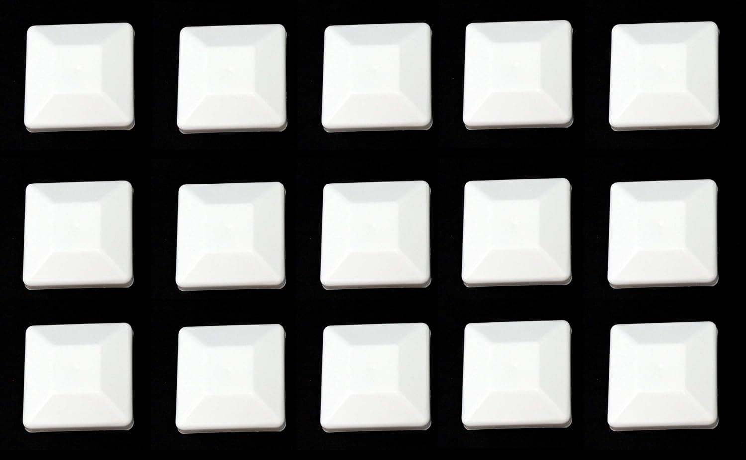 JSP Manufacturing 6X6 White Fence Post Plastic Cap - Pick a Pack (5 5/8 X 5 5/8) Fits 6 x 6 Nominal Fence Posts Wholesale/Bulk Pricing