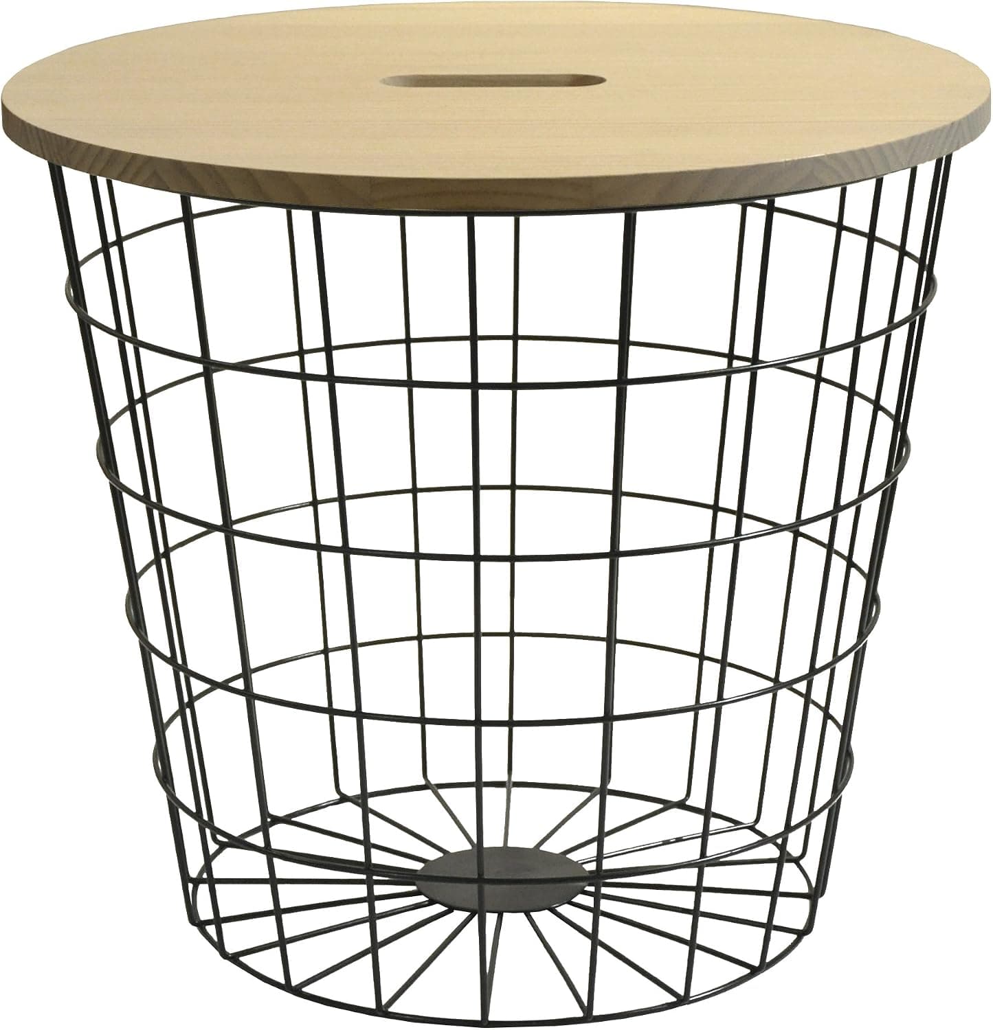 Urban Shop Wire Storage Bin, Black