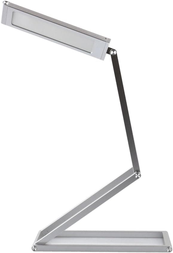 SY LED Desk Lamp,Folding Stand, 360d Rotating lamp Holder,Pocketable,Adjusting Height(Silver)