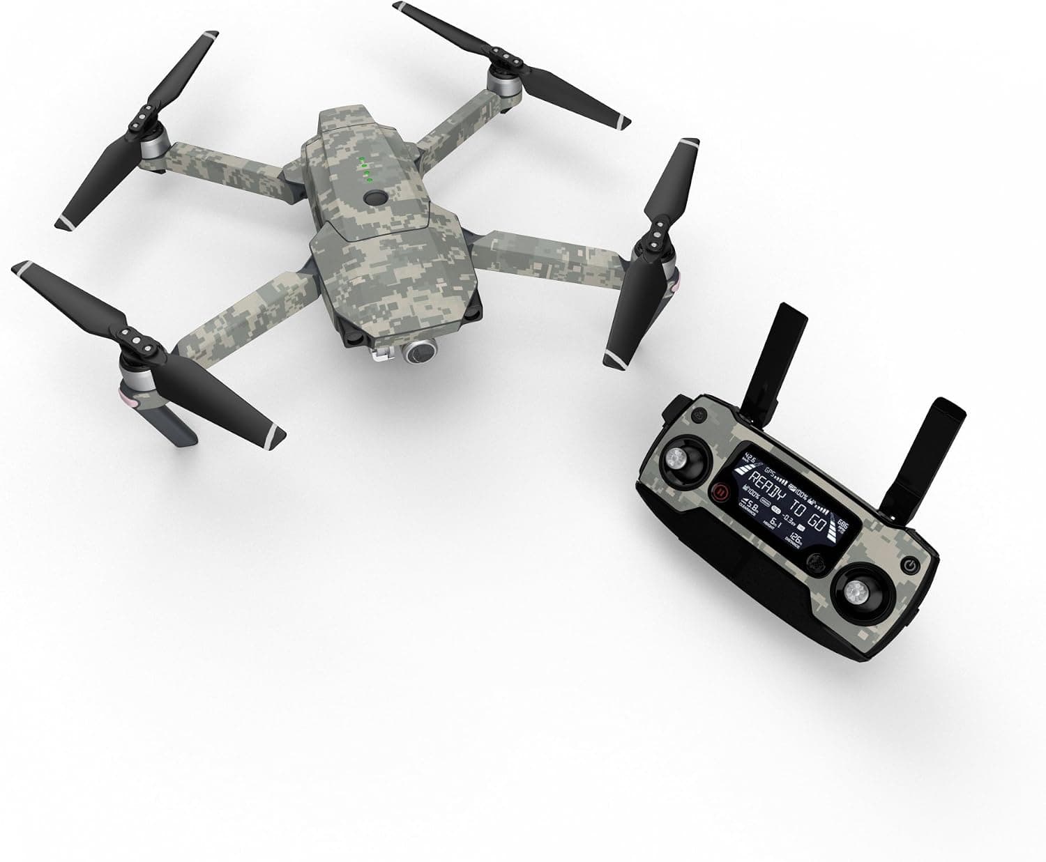 ACU Camo Decal for Drone DJI Mavic Pro Kit - Includes Drone Skin, Controller Skin and 3 Battery Skins