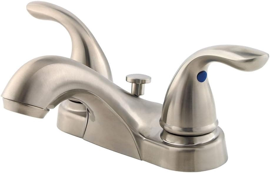 Pfister G143610K Pfirst Series 2-Handle 4 Inch Centerset Bathroom Faucet in Brushed Nickel