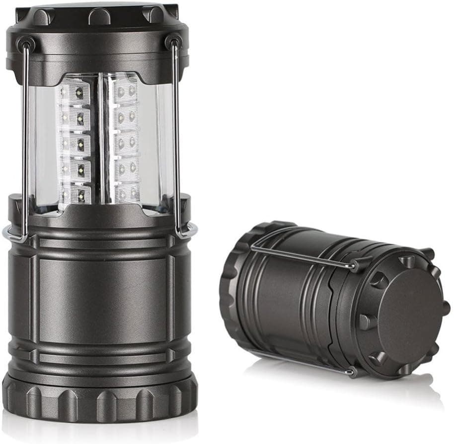 BKC Direct Military Tough Tac Light Collapsible LED Tactical Lantern for Hiking Camping Home Power Outages or Other Emergencies