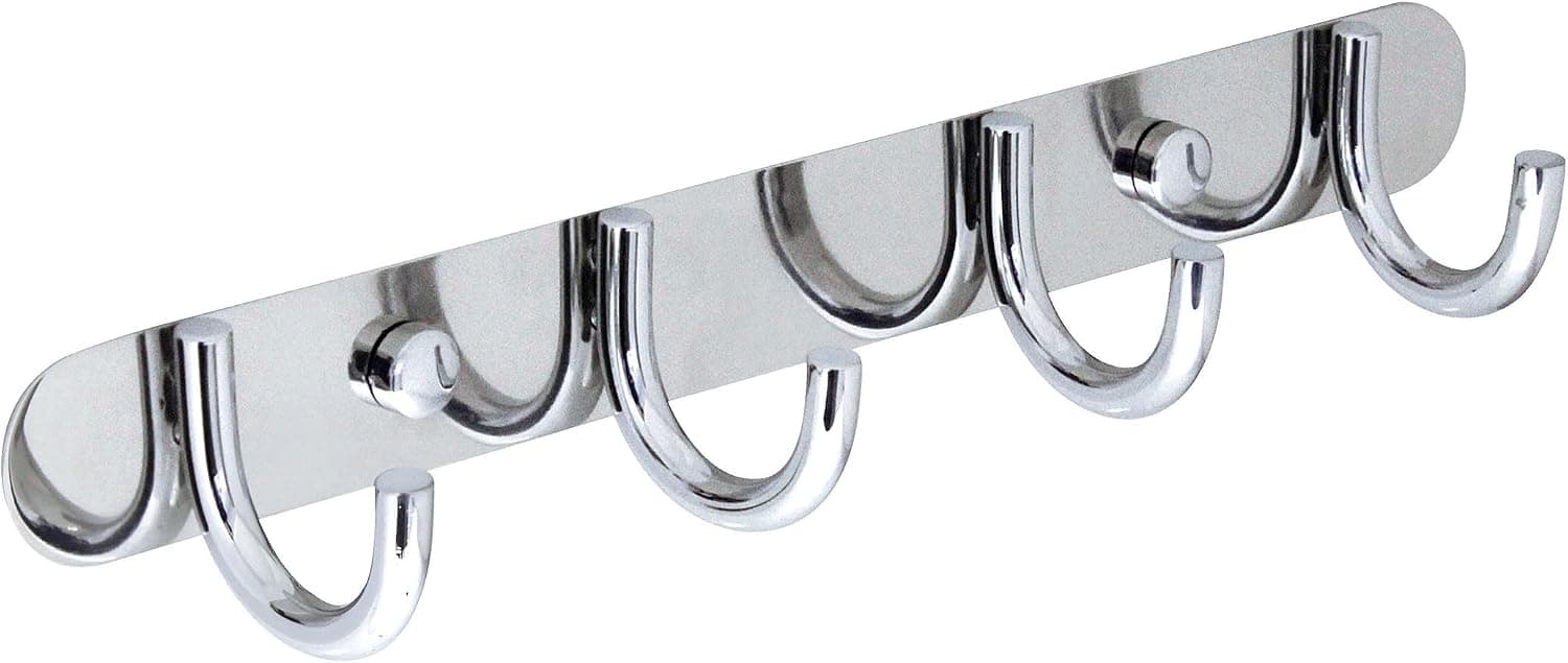 MODONA 1154-A Four Pronged Robe/Towel Hook with Concealed Screws