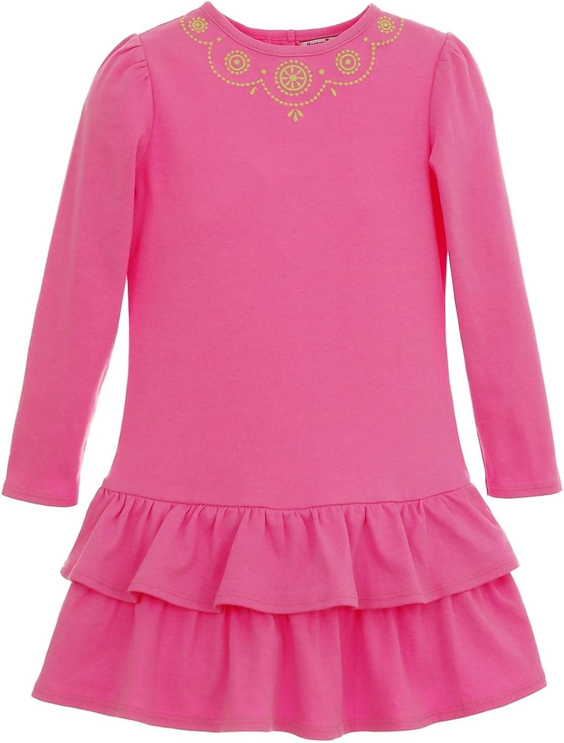 Hartstrings Big Girls Christmas Ruffled Knit Dress Sugar Plum 14