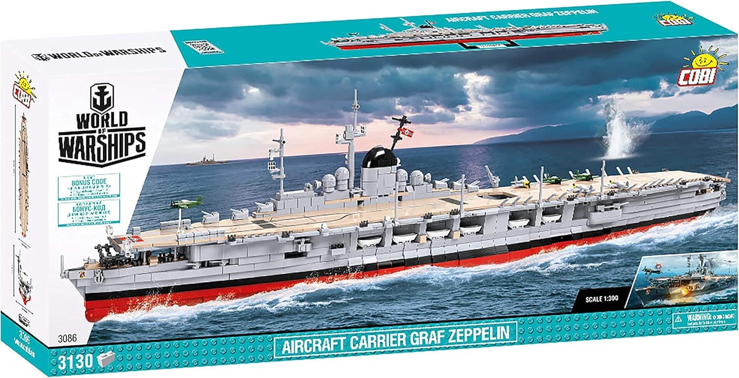 COBI - Small Army Wow Aircraft Carrier GRAF Zeppelin (3130 PCS)