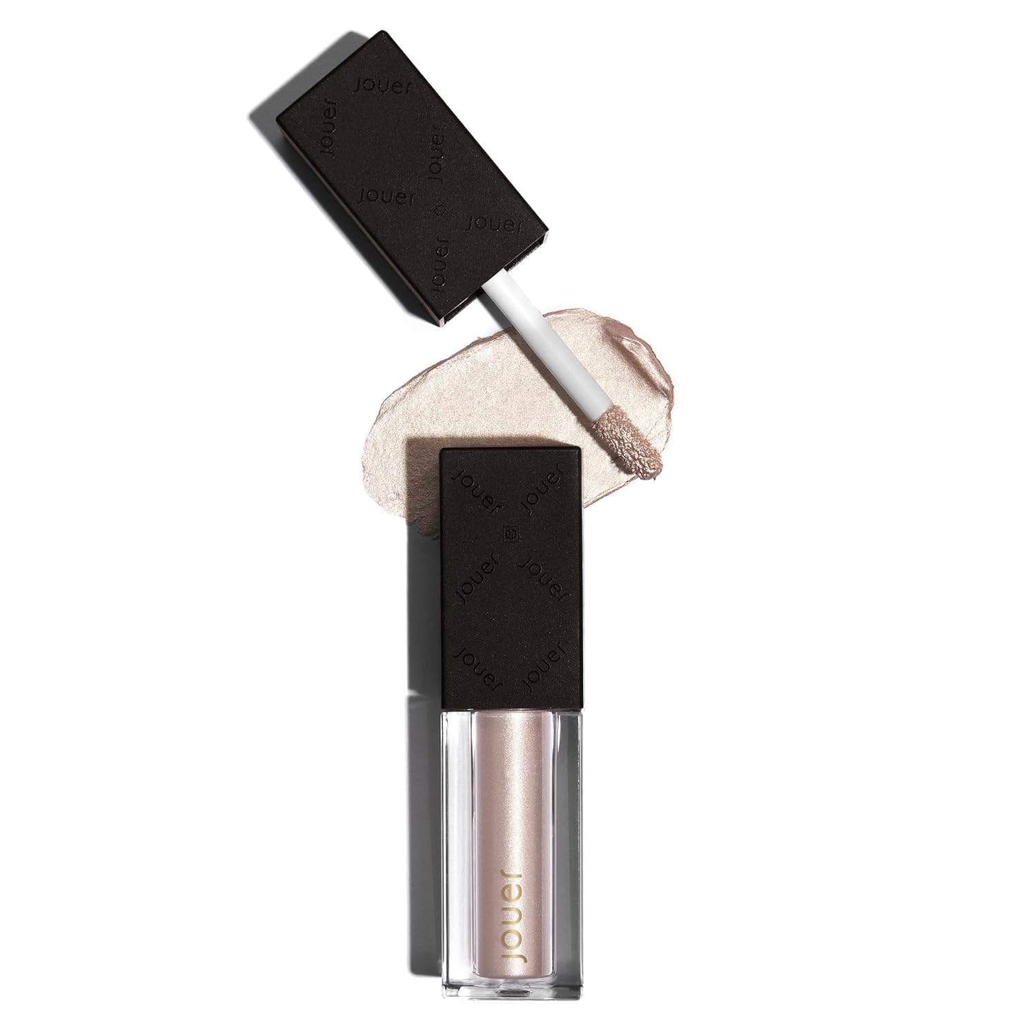 Jouer Paris Lights Eye Paints - Metallic Liquid Eyeshadow - Long Lasting & Crease-Proof Shimmer Cream Eyeshadow - Smooth Chrome Finish, Lumiere