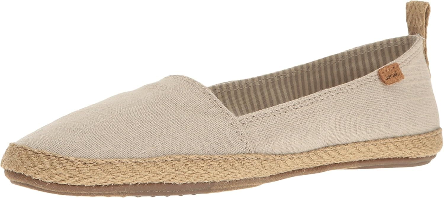 Sanuk Womens Espie Slip On Flats Casual Casual - Beige