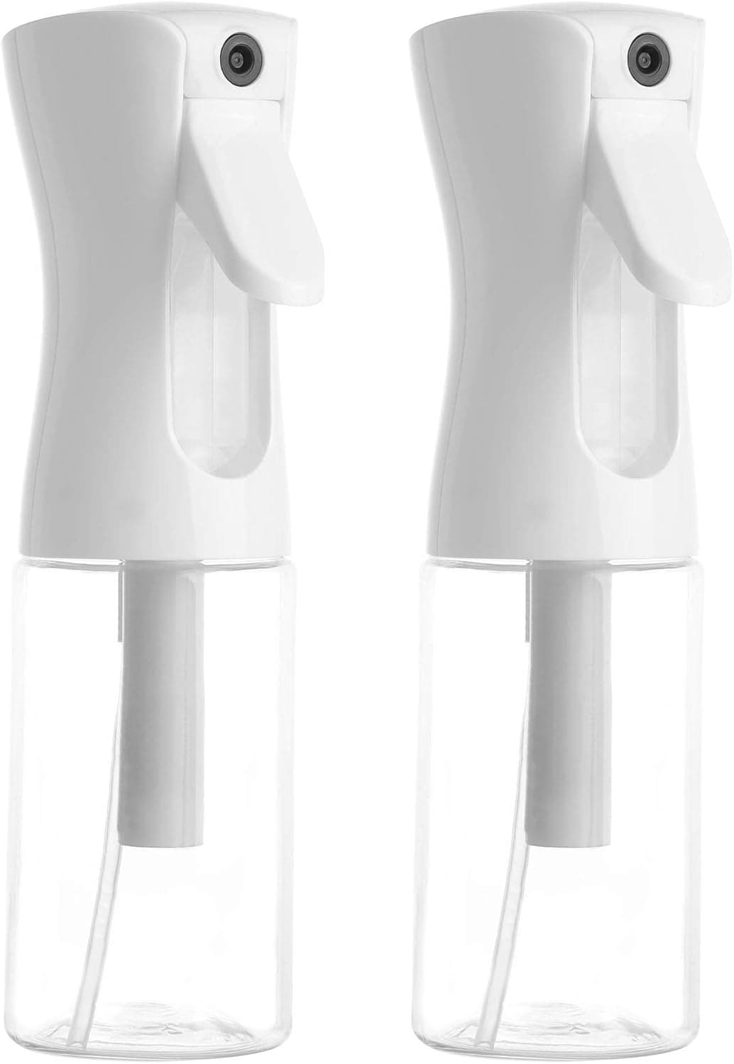 Tbestmax 5.4oz/160ml Hair Spray Bottles-Fine Continuous Water Mist Atomizer for Hairstyling, Plant, Cleaning 2 Pcs (Clear)