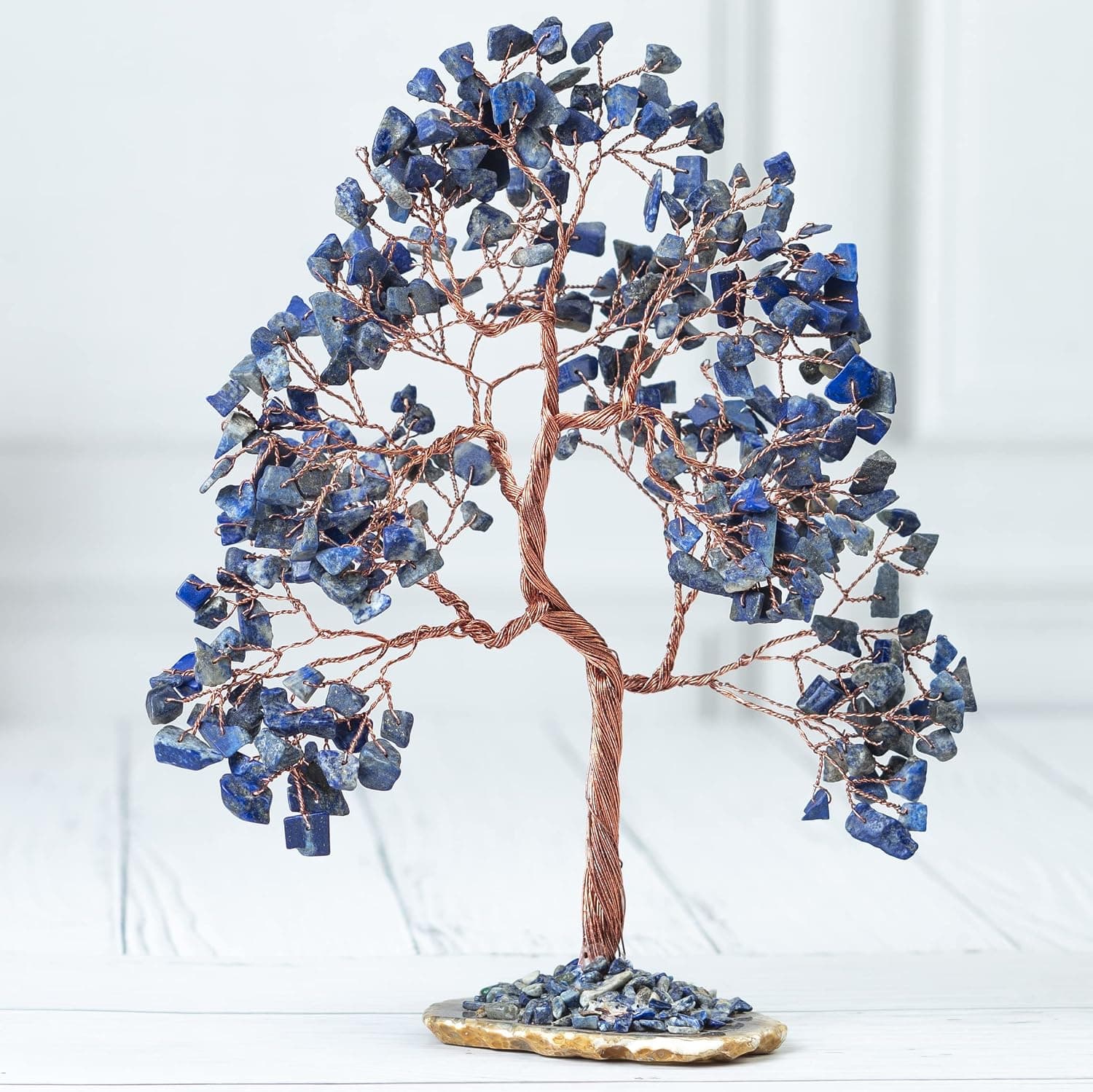 Lapis Lazuli Tree - Crystal Tree - Chakra Tree - Gemstone Tree - Healing Crystal Tree - Feng Shui Tree - Money Tree - Gem Tree - Crystal Gifts - Crystal Tree of Life - Spiritual Gift - Handmade Tree