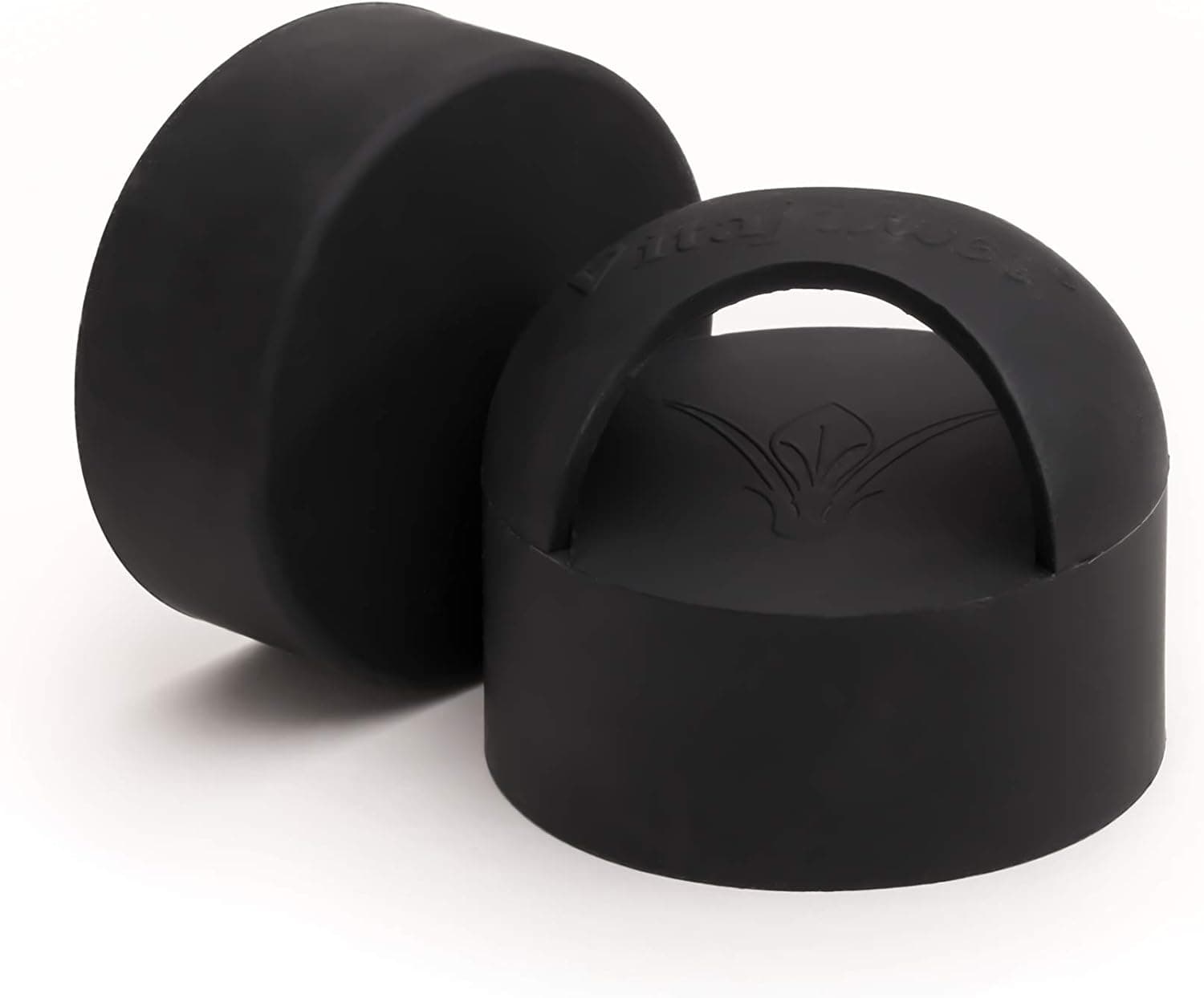VitaJuwel LOOP lava black - Silicone Caps for ViA and inu! Crystal Water Bottle