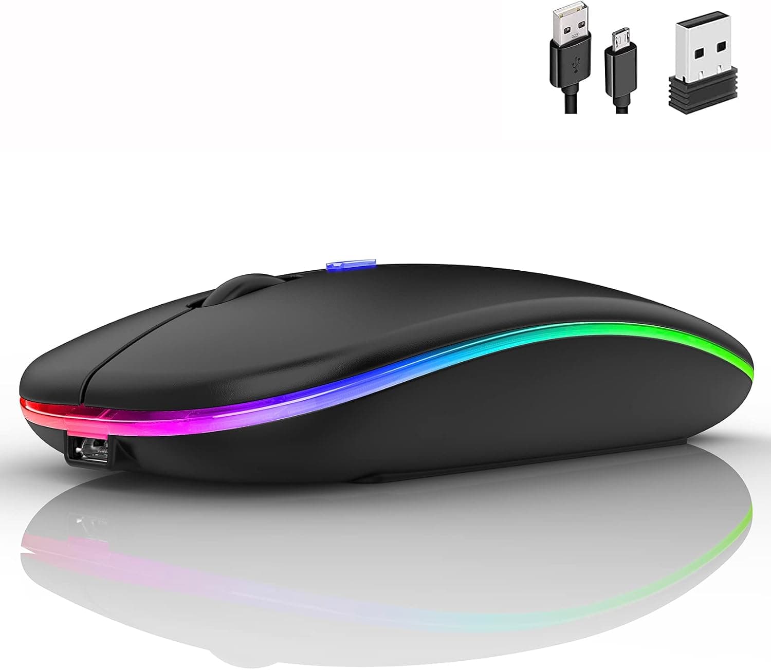 LED Bluetooth Mouse for Laptop iPad MacBook pro Wireless Mouse for Laptop MacBook Air Mac Chromebook