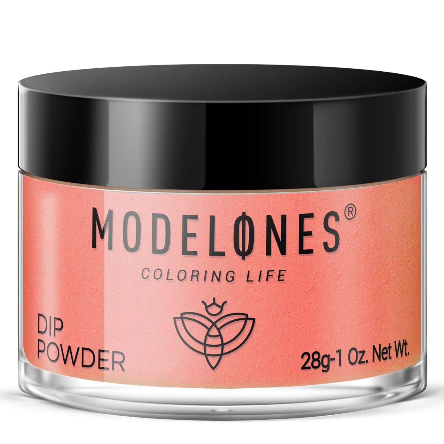 Modelones Dip Powder Watermelon Red Color, Nail Dipping Powder French Nail Art Powder Pro Collection System for Starter Manicure Salon DIY at Home, Odor-Free, Long-Lasting, No Needed Nail Lamp Cured, 1 Oz