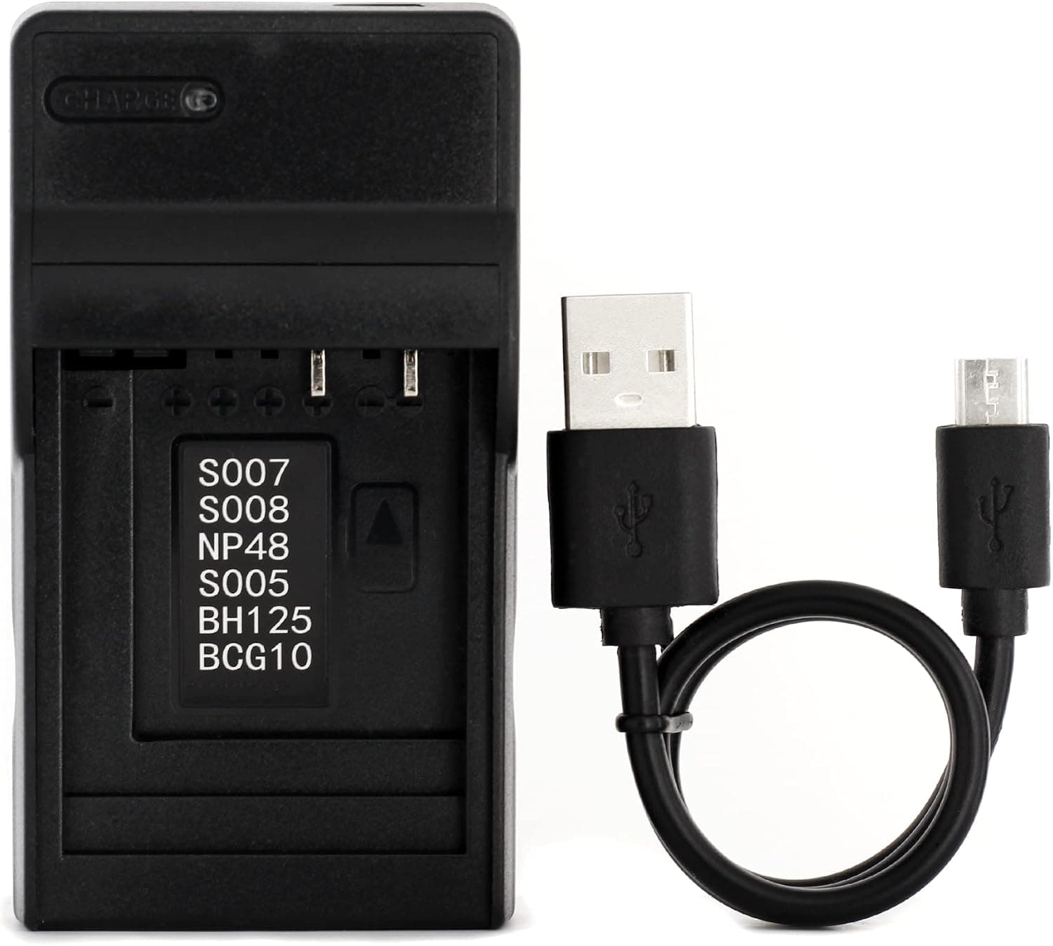 CGA-S005 USB Charger for Panasonic Lumix DMC-FS1, DMC-FS2, DMC-FX01, DMC-FX07, DMC-FX10, DMC-FX12, DMC-FX150, DMC-FX180, DMC-FX3, DMC-FX50, DMC-FX8, DMC-FX9, DMC-LX1, DMC-LX2 Camera and More