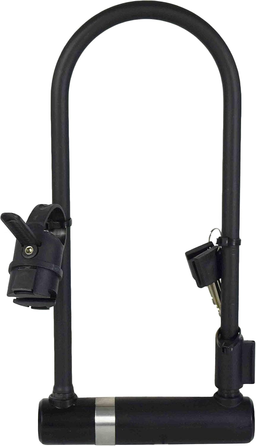 AXA Newton UL-300 Large Bicycle Lock 300 mm (11.8 in) U-Lock w Anti-Drill Cylinder Bike Lock