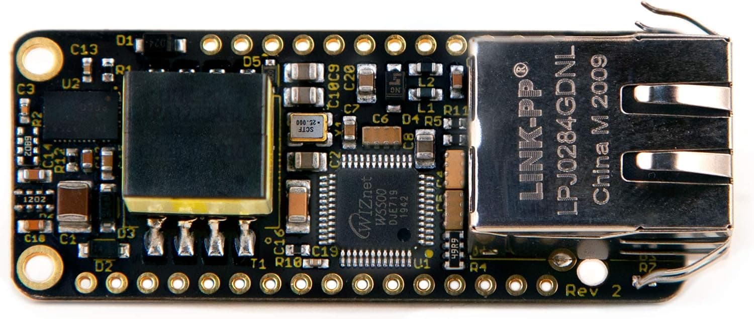 PoE-FeatherWing - Ethernet with 4 W IEEE 802.3at Power Over Ethernet for Feather Boards