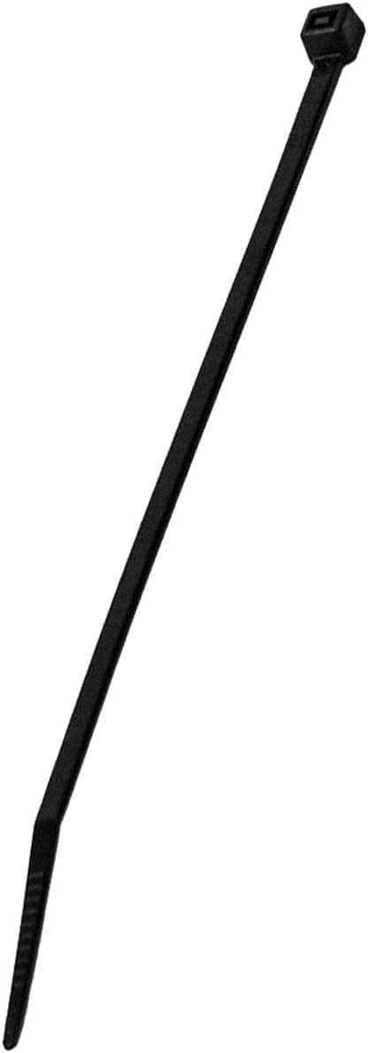 NavePoint 6 Inch Nylon UV Resistant Cable Wire Zip Tie 50 lbs - Black 100 Pack Lot Pcs Qty