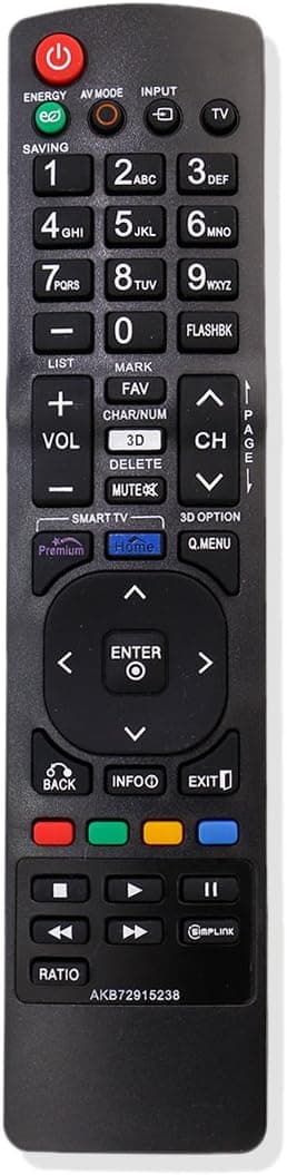 AKB72915238 Replaced Remote Control fit for LG TV 47LV3700 47LV5400 47LV5500 47LW5600 47LW5700 55LW5700 42LV5500 32LW5700 42LW5700 55LV3700 55LV5500 42LV5400 42LW5600 55LV5400 55LW5600 60PZ750 50PZ950