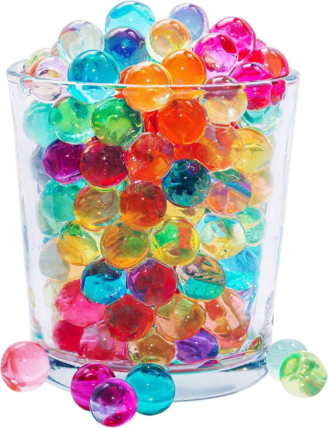 20,000 Rainbow Water Beads for Kids Non Toxic - Water Table Toy - Sensory Toys for Toddlers 3-4 - Educational Therapy Toy - Colorful Gel Beads