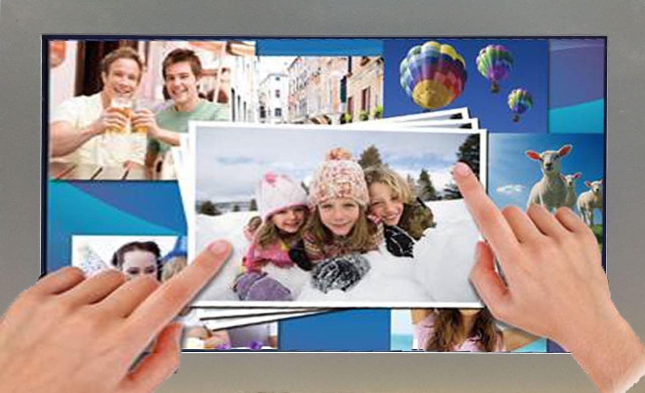 BK SEMS 23" Wide Screen Multi-Touch HDMI 1920X1200 LED Monitor for Windows 8 & POS