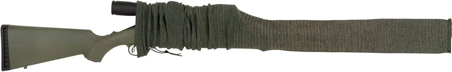 Allen Company Knit Gun Sock for Rifle/Shotguns with or without Scope Storage, Anti-Rust, Silicone Treated, Drawstring Closure, 52 Inches (1 & 3-pack)