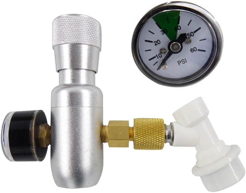 0-60psi Home Brew Premium Regulated Co2 Charger Kit with Gas Disconnect