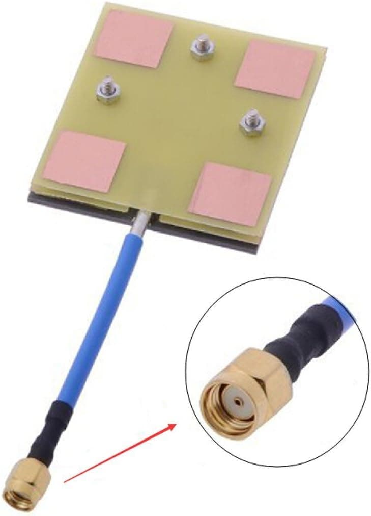 Ripafire?FPV 5.8G 14dBi High Gain Panel Antenna Aerial RP-SMA Female Plug for 5.8GHz RX Receiver DJI Phantom Fixed-wing Multicopter(inner hole)