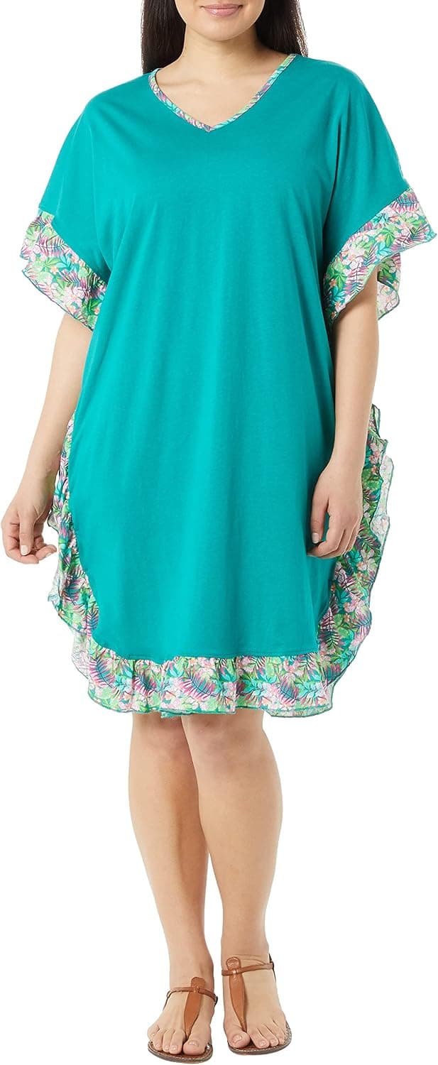 AmeriMark Women's Short Caftan - Muu Muu Dress