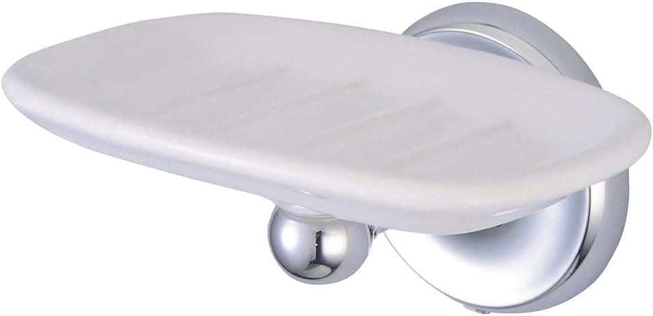 Kingston Brass BA315C Classic Soap Dish Holder, 5-1/4", Polished Chrome
