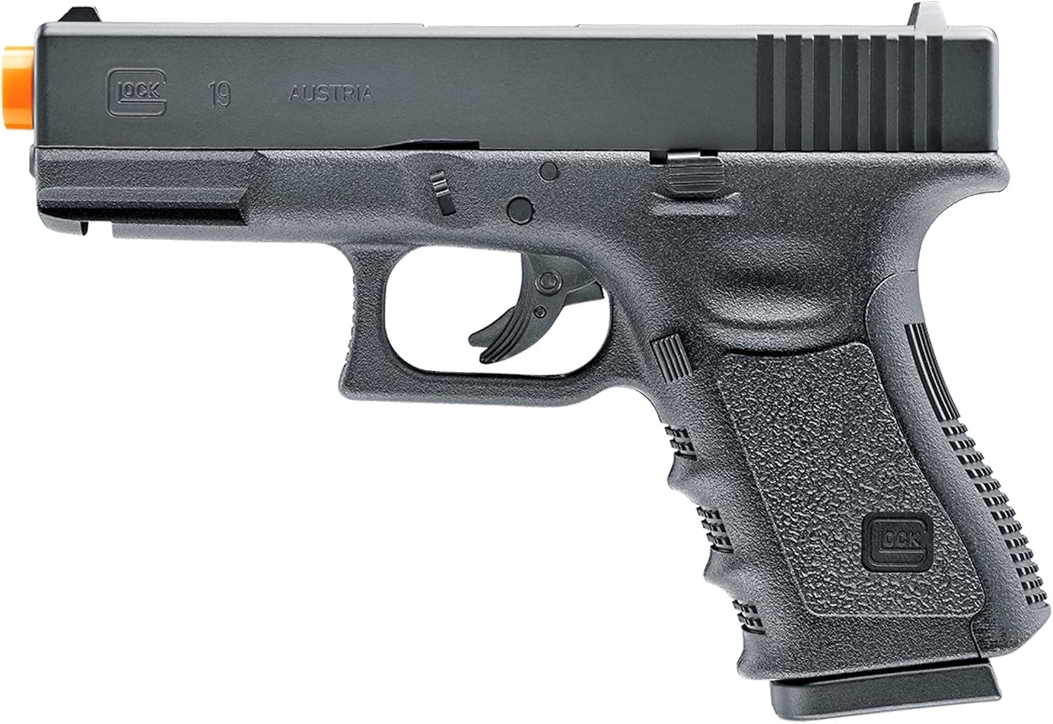 Umarex USA GLOCK 19 Gen3 6mm BB Pistol Airsoft Gun, Standard , Black